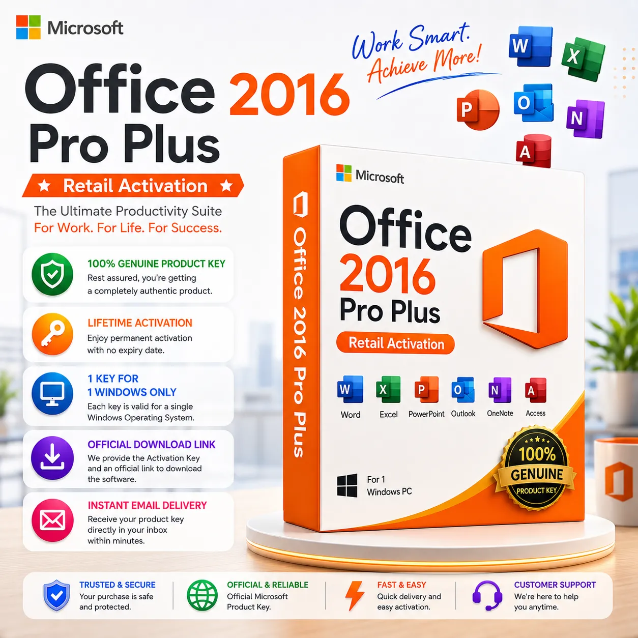 Office 2016 Pro Plus - Retail Activation