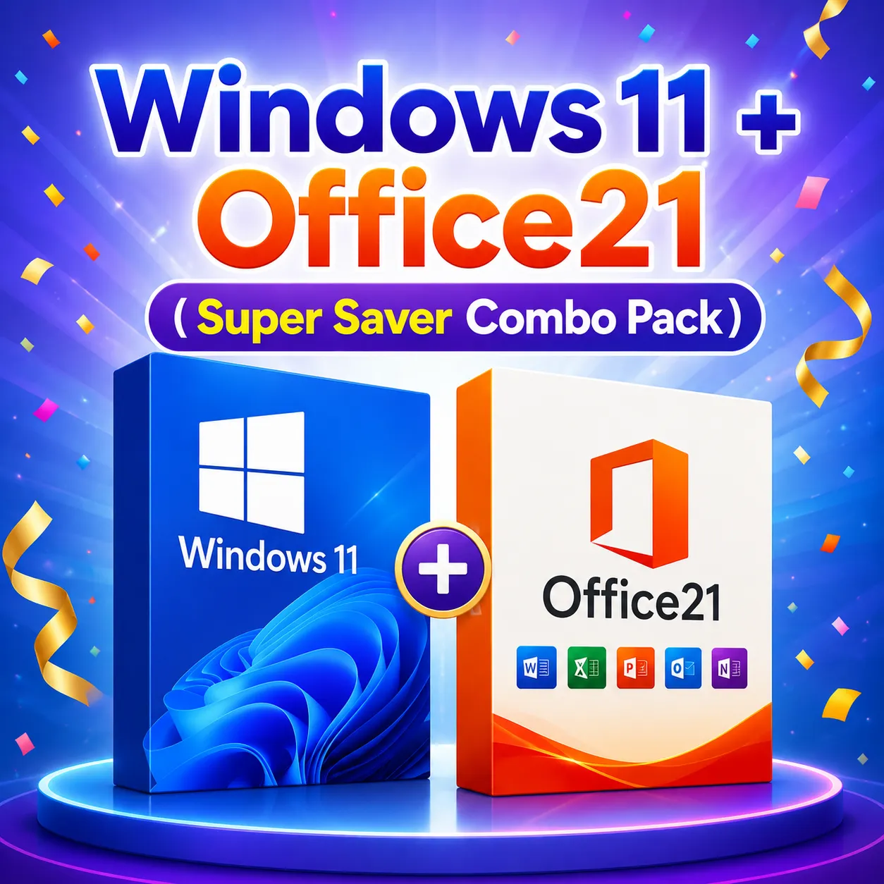 Windows 11 + Office21 (Super Saver Combo Pack)