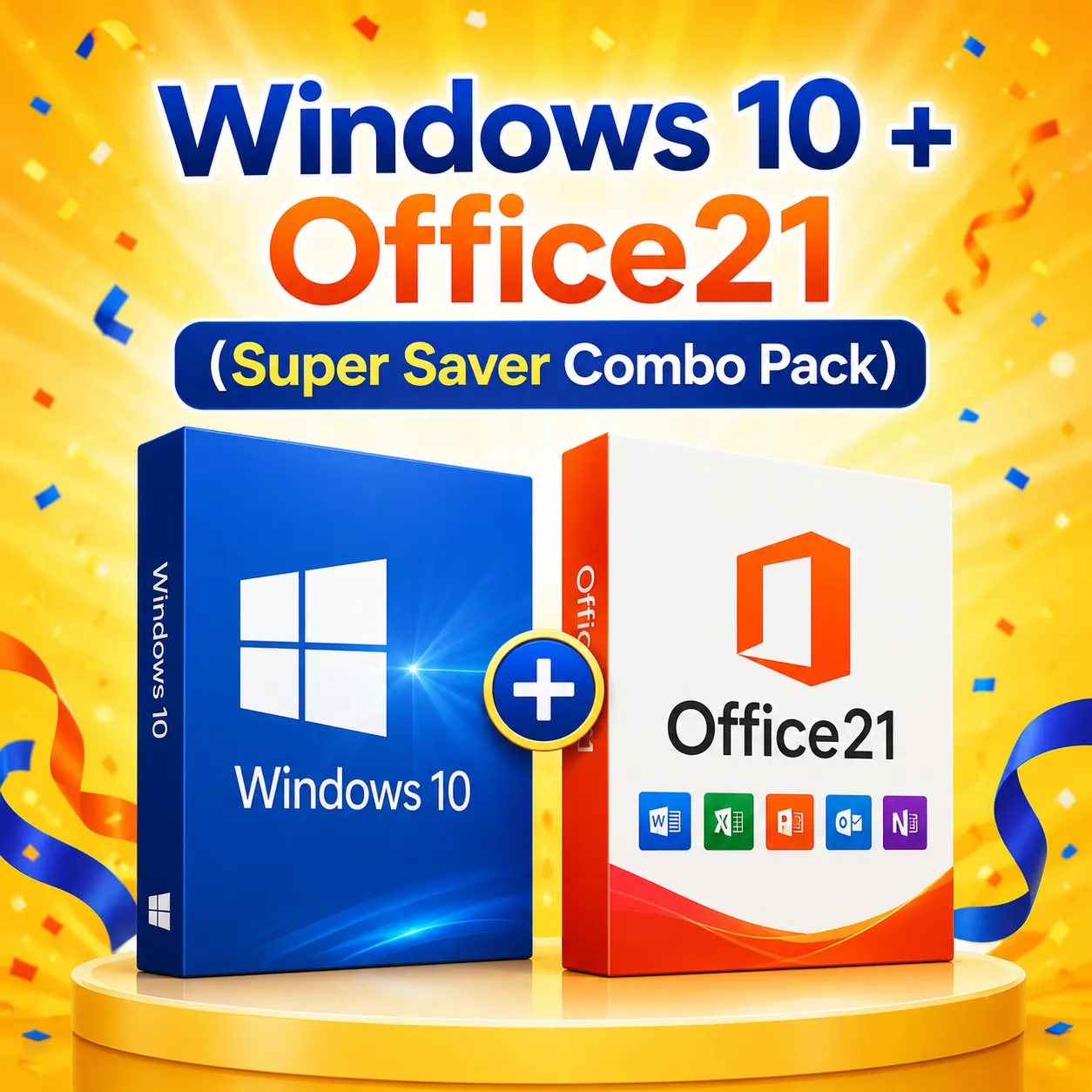 Windows 10 + Office21 (Super Saver Combo Pack)