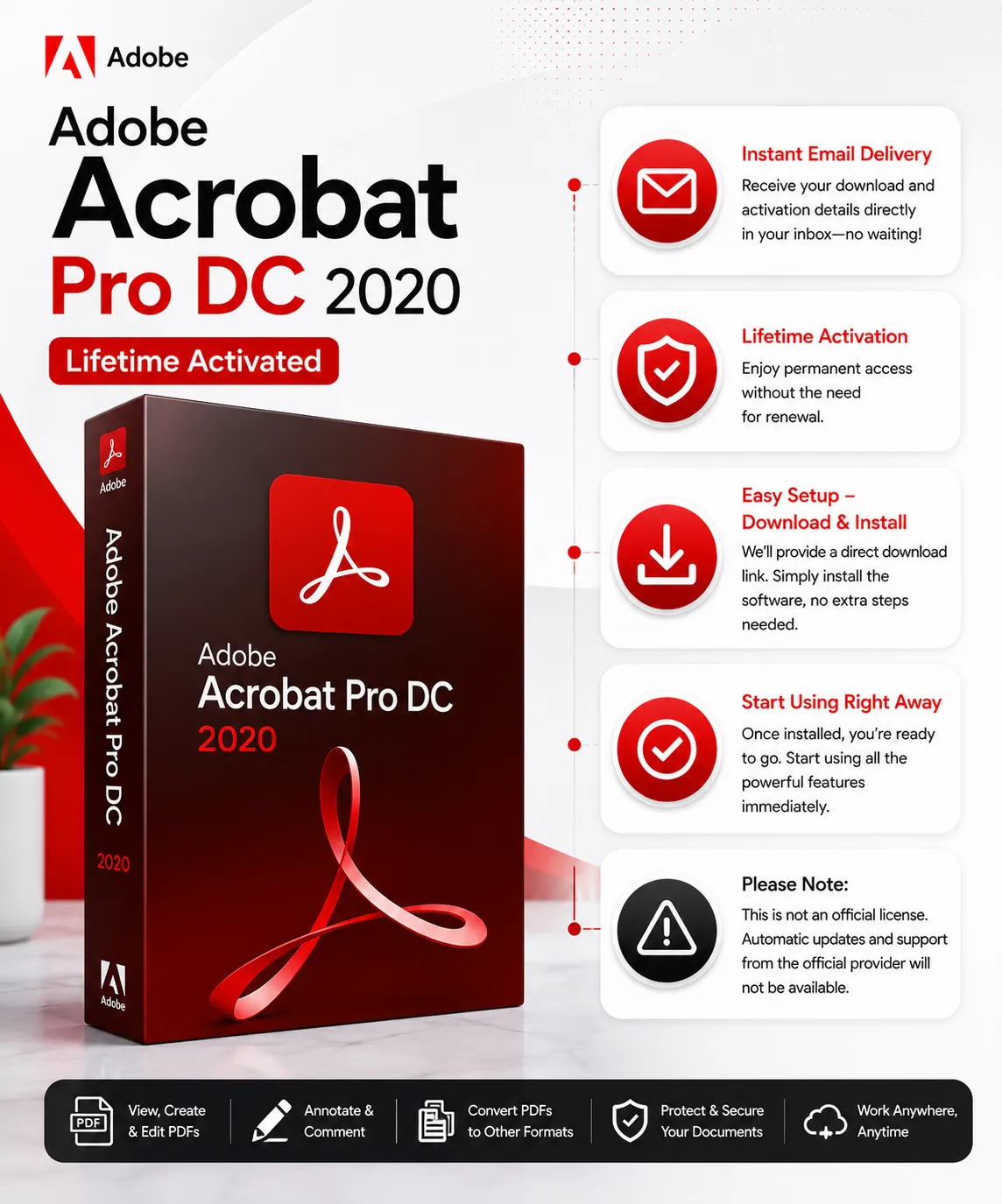 Adobe Acrobat Pro DC 2020 (Lifetime Activated)