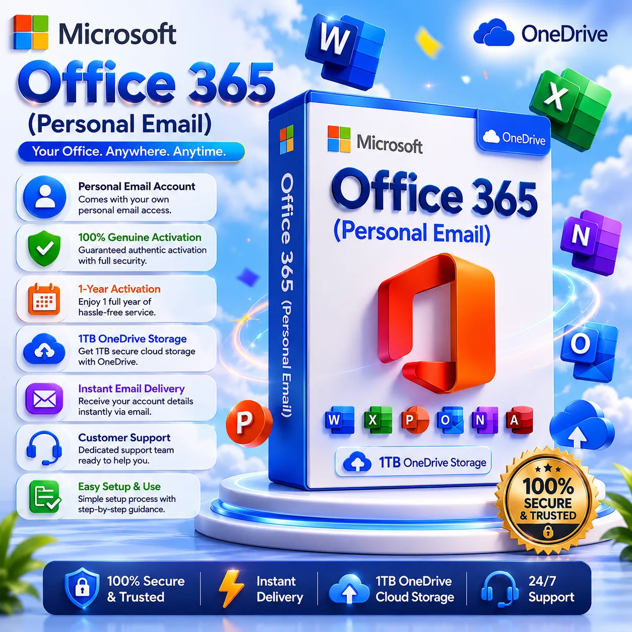 Microsoft Office 365 (Personal Account)