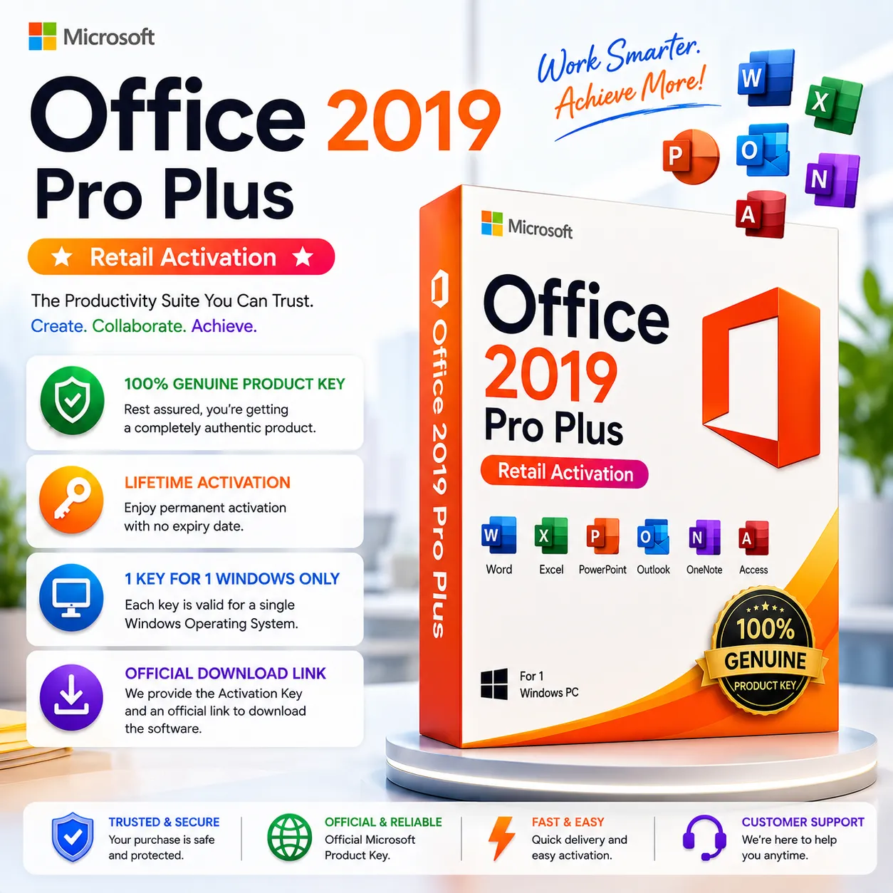 Office 2019 Pro Plus - Retail Activation
